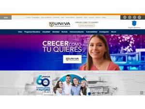 Universidad del Valle de Atemajac A.C.'s official website homepage screenshot