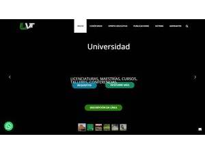 Universidad del Valle de Tlaxcala's official website homepage screenshot