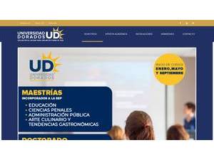 Universidad Dorados's official website homepage screenshot