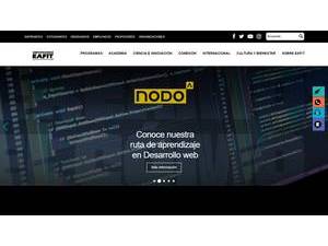 Universidad EAFIT's official website homepage screenshot