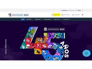 Universidad ECCI's official website homepage screenshot