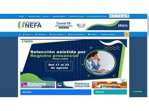 Universidad Experimental Felix Adam's official website homepage screenshot