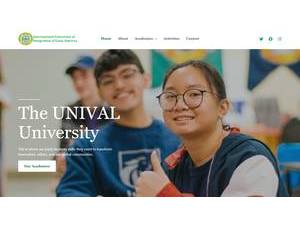 Universidad Internacional de Integración de América Latina's official website homepage screenshot