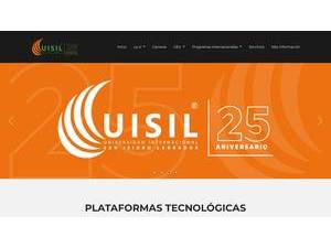 Universidad Internacional San Isidro Labrador's official website homepage screenshot
