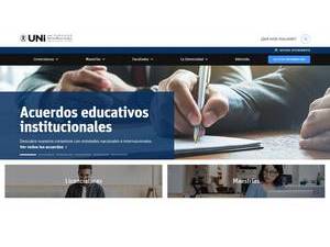 Universidad InterNaciones's official website homepage screenshot