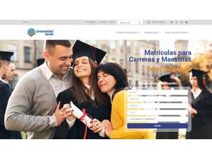 Universidad Israel's official website homepage screenshot