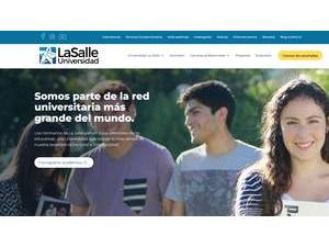 Universidad La Salle, Peru's official website homepage screenshot