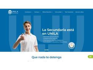 Universidad Latina's official website homepage screenshot