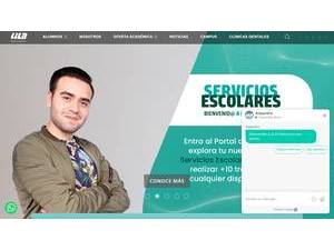 Universidad Latinoamericana S.C.'s official website homepage screenshot