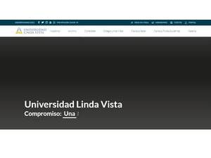 Universidad Linda Vista's official website homepage screenshot
