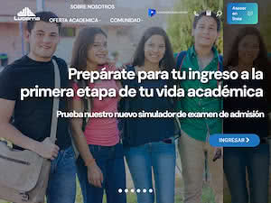 Universidad Lucerna S.C.'s official website homepage screenshot