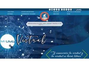 Universidad Mariano Gálvez de Guatemala's official website homepage screenshot