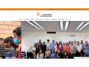 Universidad Metropolitana's official website homepage screenshot