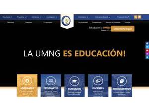 Universidad Militar Nueva Granada's official website homepage screenshot