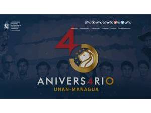 Universidad Nacional Autónoma de Nicaragua, Managua's official website homepage screenshot