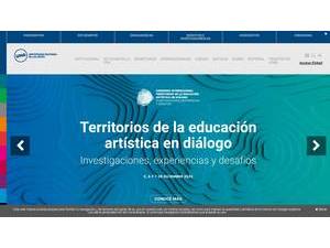 Universidad Nacional de las Artes's official website homepage screenshot