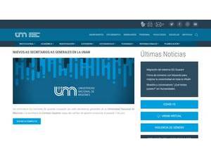 Universidad Nacional de Misiones's official website homepage screenshot