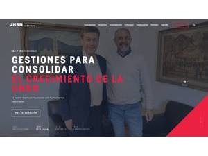 Universidad Nacional de Río Negro's official website homepage screenshot