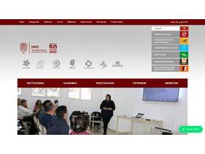 Universidad Nacional de Santiago del Estero's official website homepage screenshot