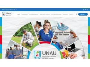 Universidad Nacional del Alto Uruguay's official website homepage screenshot