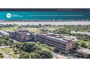 Universidad Nacional del Litoral's official website homepage screenshot