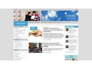 Universidad Nacional del Noroeste de la Provincia de Buenos Aires's official website homepage screenshot