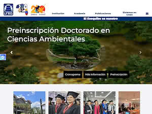 Universidad Nacional Experimental de Guayana's official website homepage screenshot