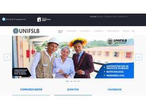 Universidad Nacional Intercultural de Bagua's official website homepage screenshot