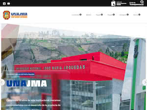 Universidad Nacional José María Arguedas's official website homepage screenshot