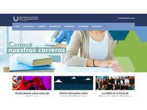 Universidad Nacional Raúl Scalabrini Ortiz's official website homepage screenshot