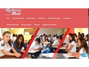 Universidad Paccioli de Córdoba's official website homepage screenshot