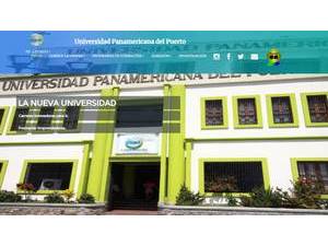 Universidad Panamericana del Puerto's official website homepage screenshot