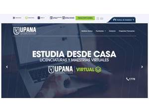 Universidad Panamericana, Guatemala's official website homepage screenshot