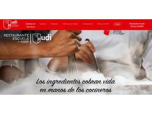 Universidad para el Desarrollo y la Innovación's official website homepage screenshot