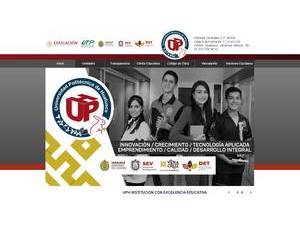 Universidad Politécnica de Huatusco's official website homepage screenshot