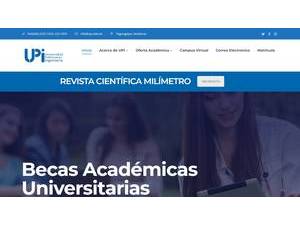 Universidad Politécnica de Ingeniería's official website homepage screenshot