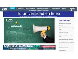 Universidad Politécnica del Bicentenario's official website homepage screenshot