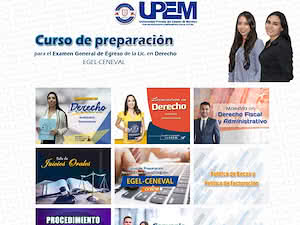 Universidad Privada del Estado de Morelos S.C.'s official website homepage screenshot