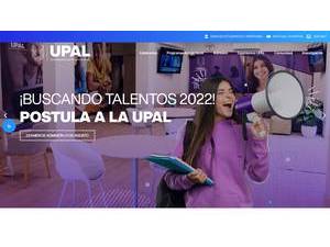 Universidad Privada Peruano Alemana's official website homepage screenshot