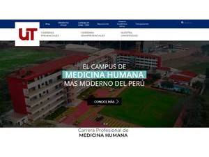 Universidad Privada TELESUP's official website homepage screenshot