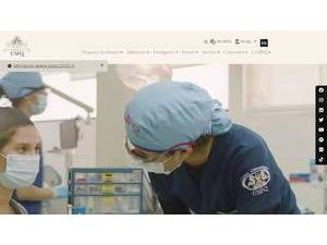 Universidad San Francisco de Quito's official website homepage screenshot