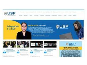 Universidad San Pedro's official website homepage screenshot