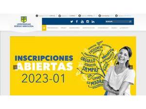 Universidad Sergio Arboleda's official website homepage screenshot
