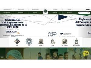 Universidad Técnica de Babahoyo's official website homepage screenshot