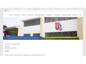Universidad Técnica Latinoamericana's official website homepage screenshot