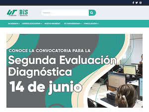 Universidad Tecnológica de Cancún's official website homepage screenshot