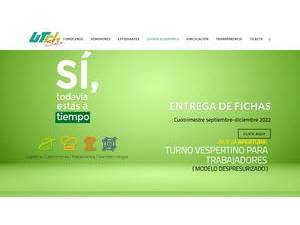 Universidad Tecnológica de Chihuhahua Sur's official website homepage screenshot