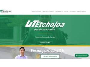 Universidad Tecnológica de Etchojoa's official website homepage screenshot