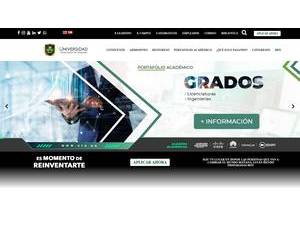 Universidad Tecnológica de Honduras's official website homepage screenshot
