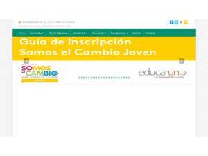 Universidad Tecnológica de La Paz's official website homepage screenshot